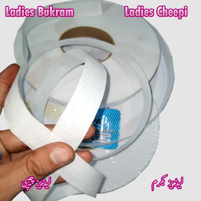 “Ladies Fabric Buckram – High-Quality Chepi Fusing Paper Roll (1” & 1.25” Width, 100 Yards)”