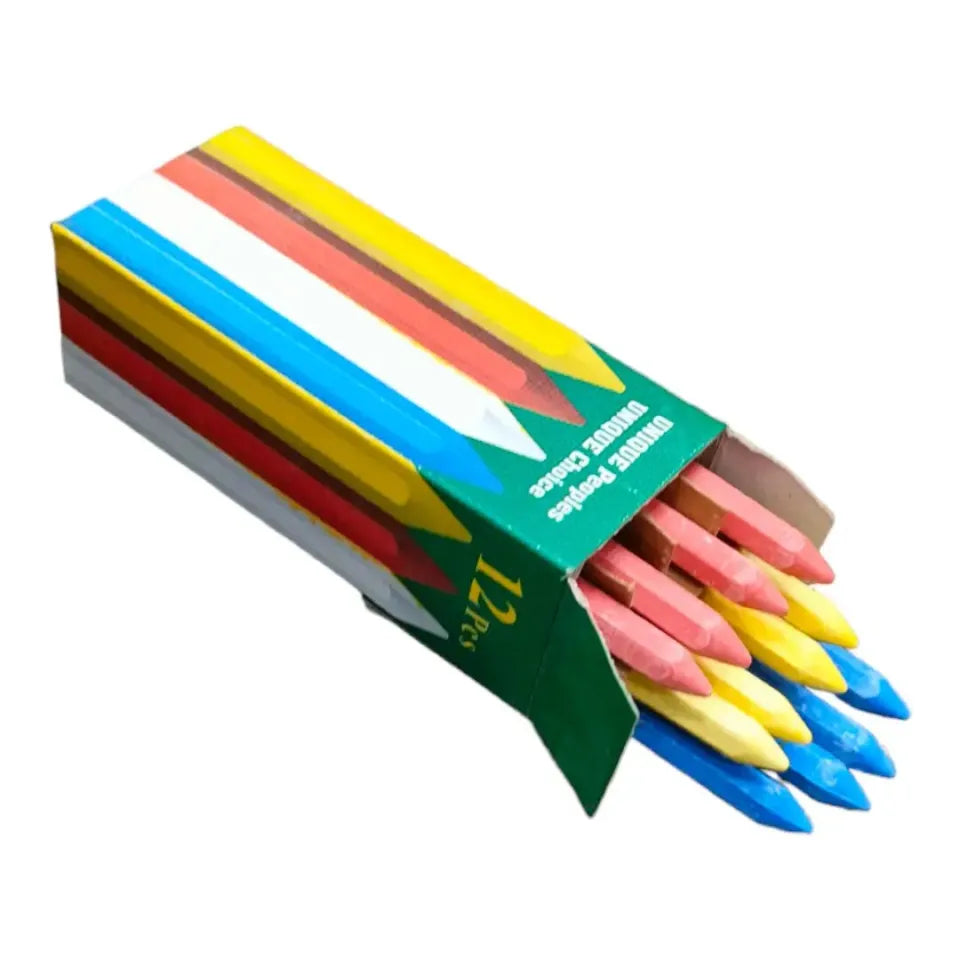 12 Pcs Sewing Marking Pencils – 3-Color Tailor Chalk Crayons for Cutting, Tracing & Fabric Marking | Best Price & Quality