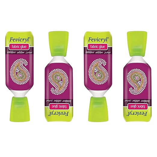 2-Pc “Fevicryl No-Stitch Fabric Glue – Strong, Quick-Drying Adhesive for DIY & Fabric Crafts (30 ML)”