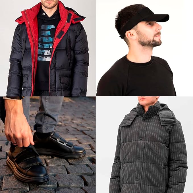 3 Yards Velcro Tape Set – Male & Female Hook Loop with Double-Sided Adhesive | 1-Inch Black High-Quality Fastening Tape