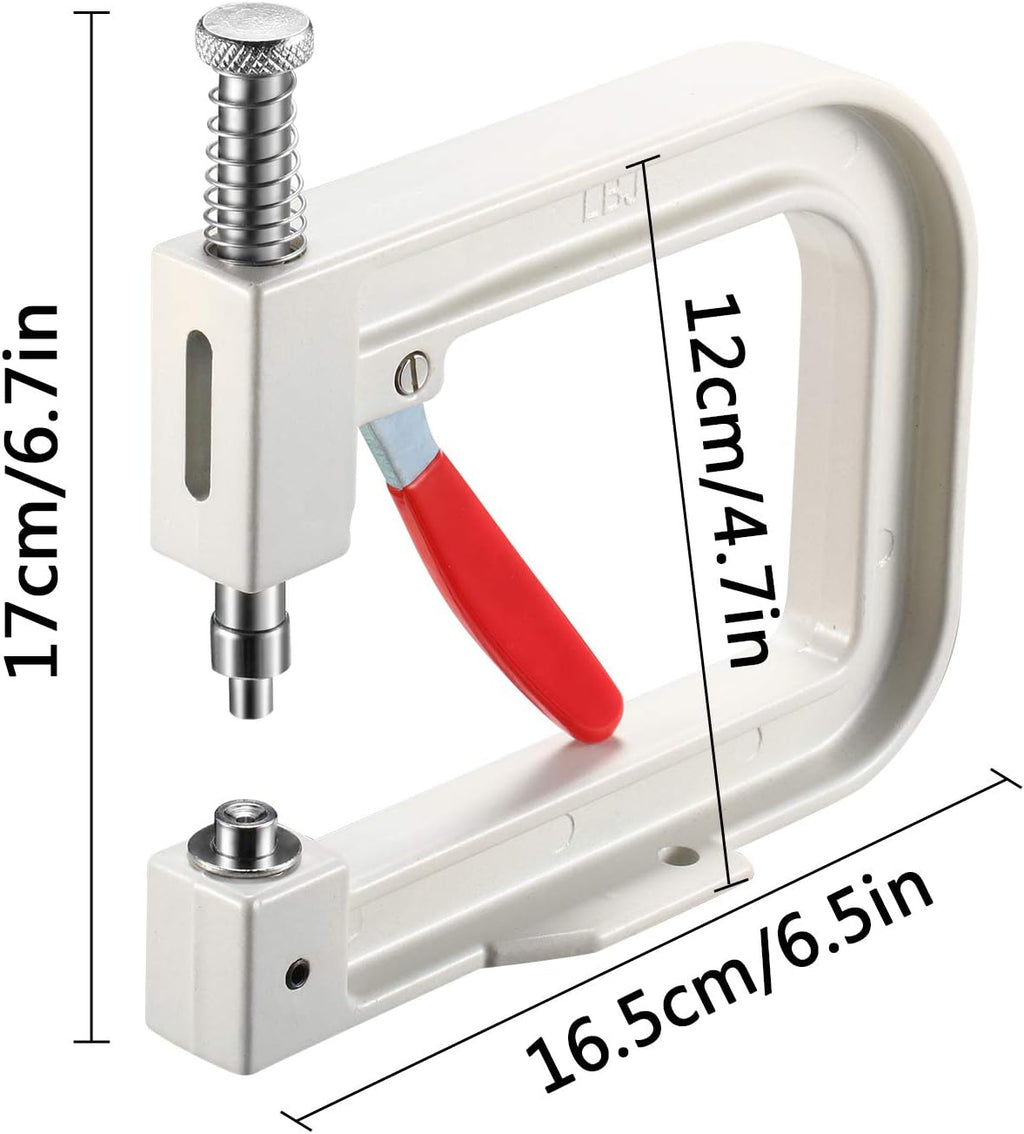 “Pearl Punching Machine – Manual Hand Press with Multiple Size Dies for Bead & Pearl Setting”