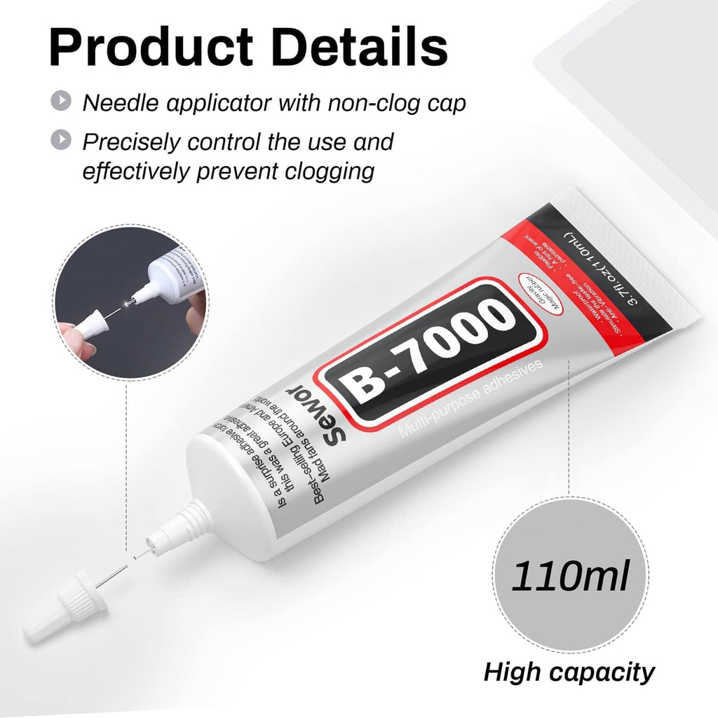 B6000 Glue 110ml – Universal Super Strong Transparent Adhesive for DIY & Repairs