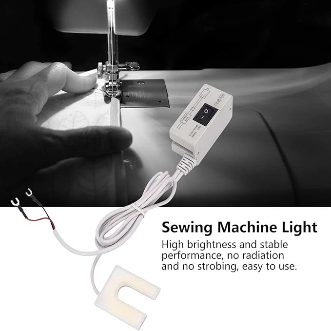 “U-Shaped LED Sewing Machine Lamp – High Brightness, Energy-Saving Industrial Garment Light”