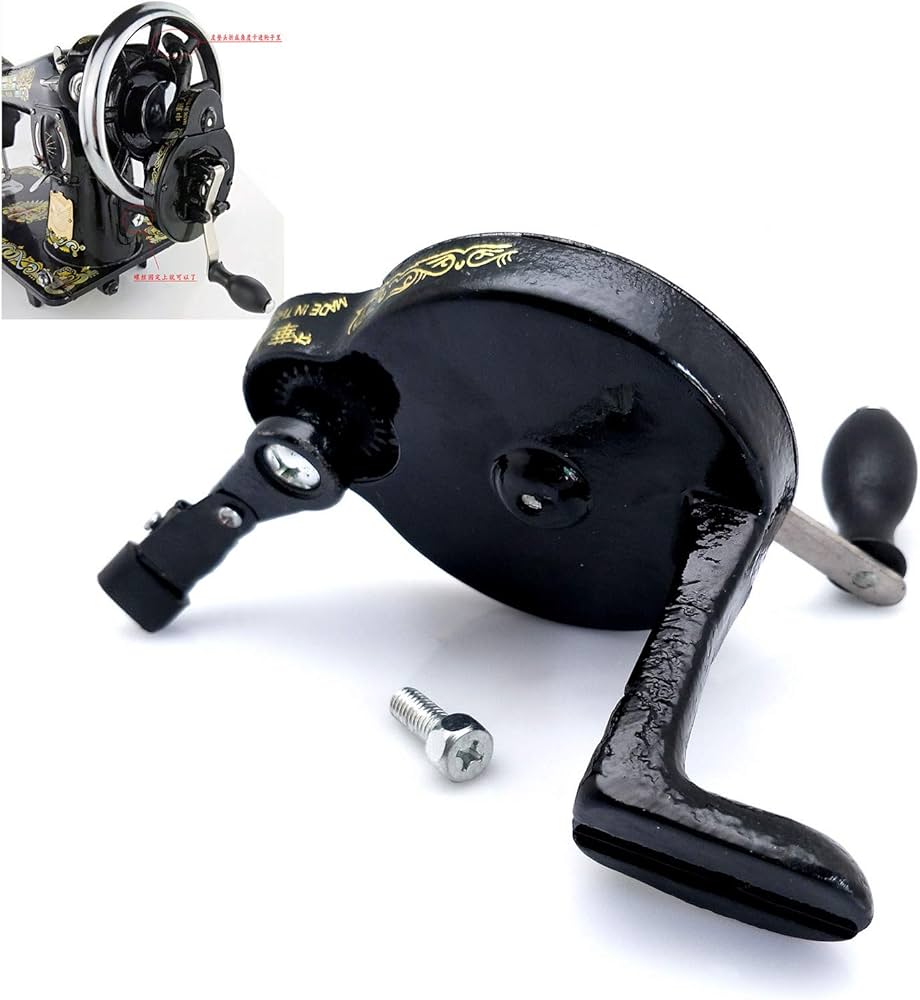 Sewing Machine Hand Crank – For Domestic Single Needle & Spoked Wheel Treadle Machines