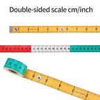 Tich Button Measuring Tape – High-Quality Tape for Body, Fabric & Tailoring with Snap Fasteners