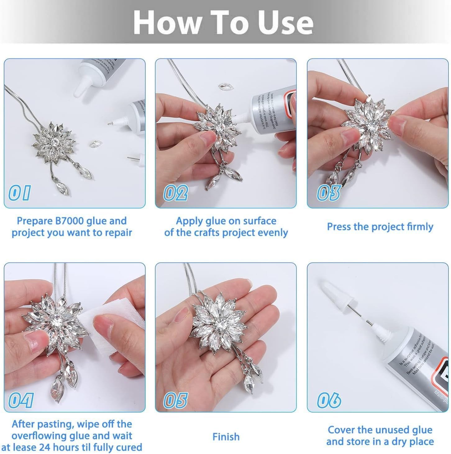 B6000 Glue 110ml – Universal Super Strong Transparent Adhesive for DIY & Repairs