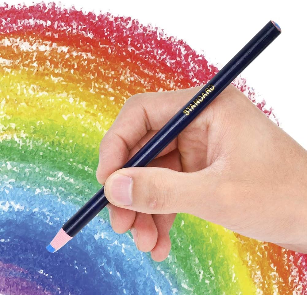 3-Pc China Markers / Kherya Wax Pencil – Multicolor Pull-String Grease Chalk for Tailor Marking