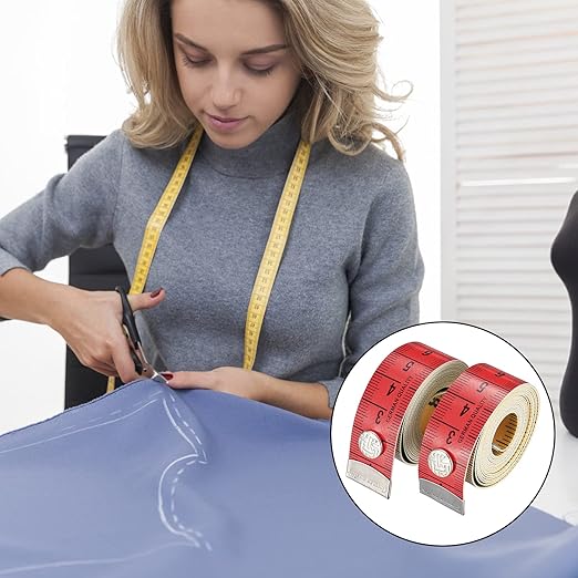 Tich Button Measuring Tape – High-Quality Tape for Body, Fabric & Tailoring with Snap Fasteners