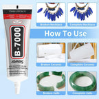 B6000 Glue 110ml – Universal Super Strong Transparent Adhesive for DIY & Repairs