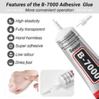 B6000 Glue 110ml – Universal Super Strong Transparent Adhesive for DIY & Repairs