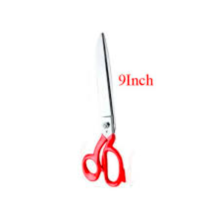 “Heavy Duty Tailor Scissors – 8/9/10 Inch Red Handle Kenchi for Sewing & Fabric Cutting”