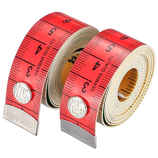 Tich Button Measuring Tape – High-Quality Tape for Body, Fabric & Tailoring with Snap Fasteners