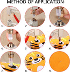 “Pearl Punching Machine – Manual Hand Press with Multiple Size Dies for Bead & Pearl Setting”