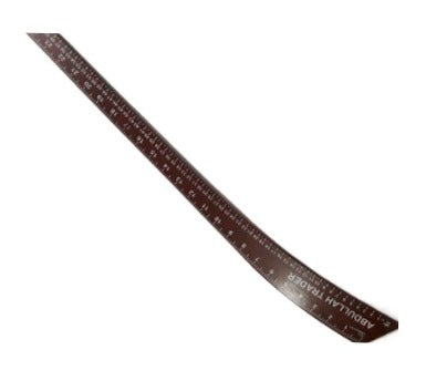 “30-Inch Trouser Cutting & Measuring Curve Scale – Brown Tailoring Tool”
