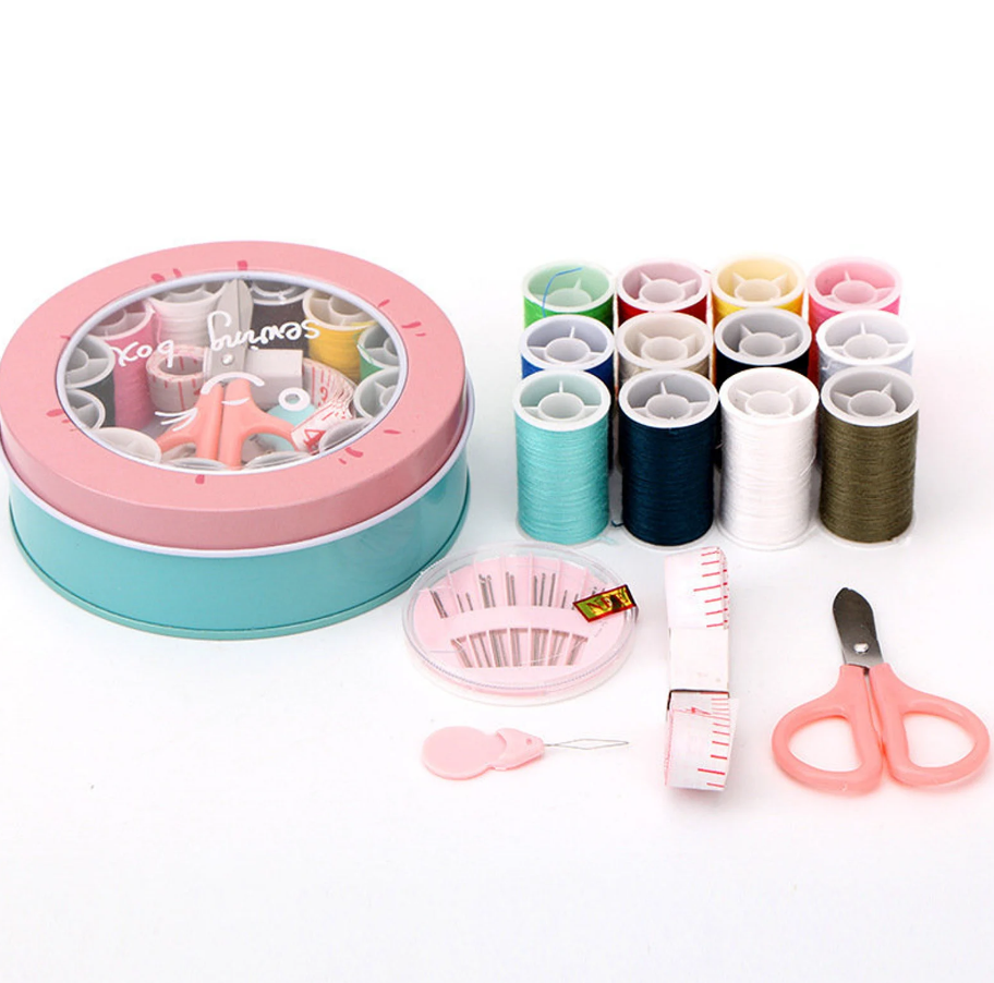 Portable Sewing Kit – Travel Mini Sewing Set for Beginners, Home & Emergency Repairs