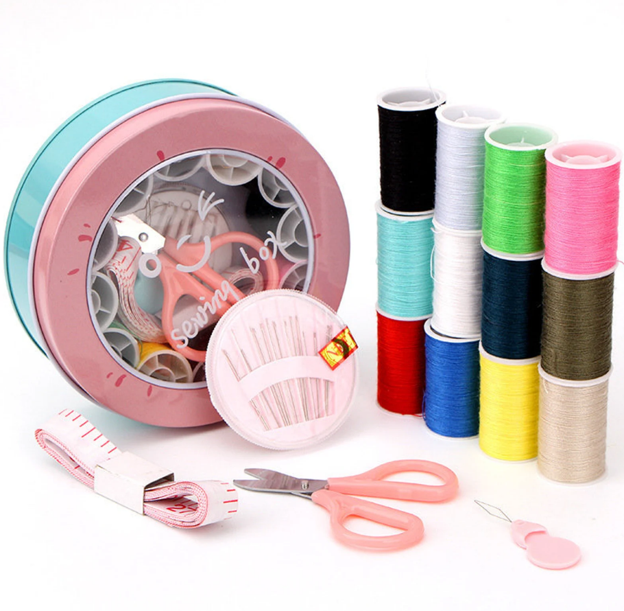 Portable Sewing Kit – Travel Mini Sewing Set for Beginners, Home & Emergency Repairs