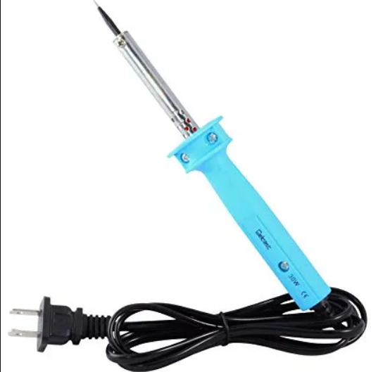 “Super World 220V Electric Soldering Iron – Plastic Handle, High Heat & Fast Heating for Repair & Rework”