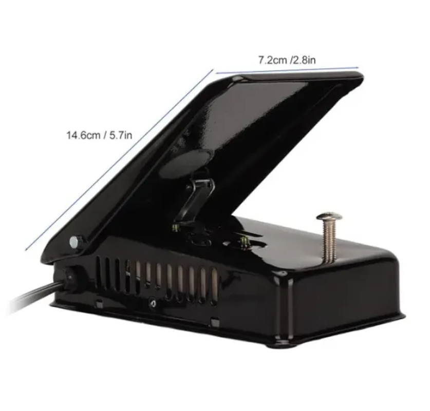 “Sewing Machine Foot Pedal – Universal Foot Control with Lead Cord for All Machines”