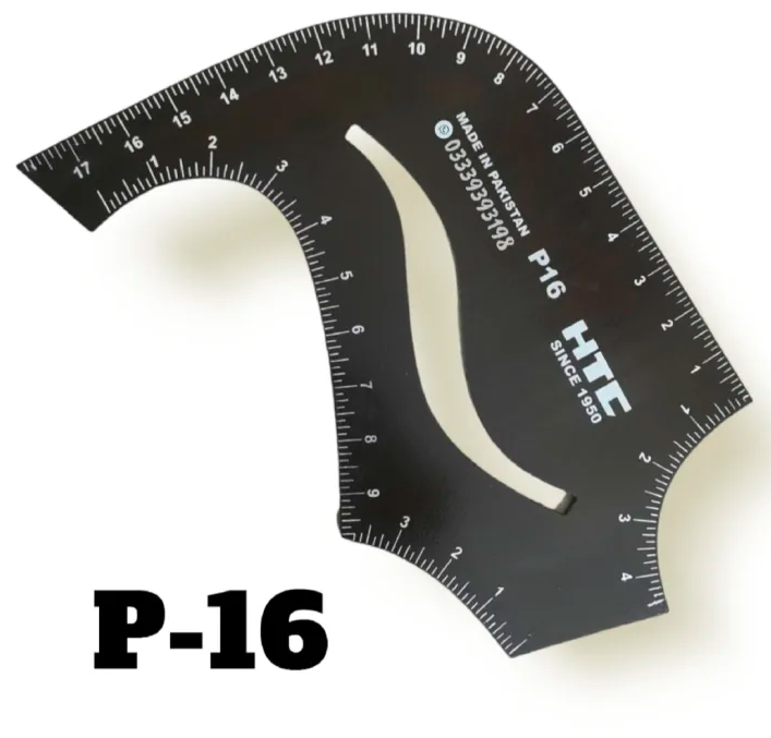 “Shirt Ruler Guide – Wooden Tailoring Scale for Fashion Design, Fabric Cutting & Quilting”