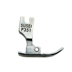 “Jucki P351 Presser Foot – Standard/Piping Foot L+R for Straight Stitch Sewing (Silver)”