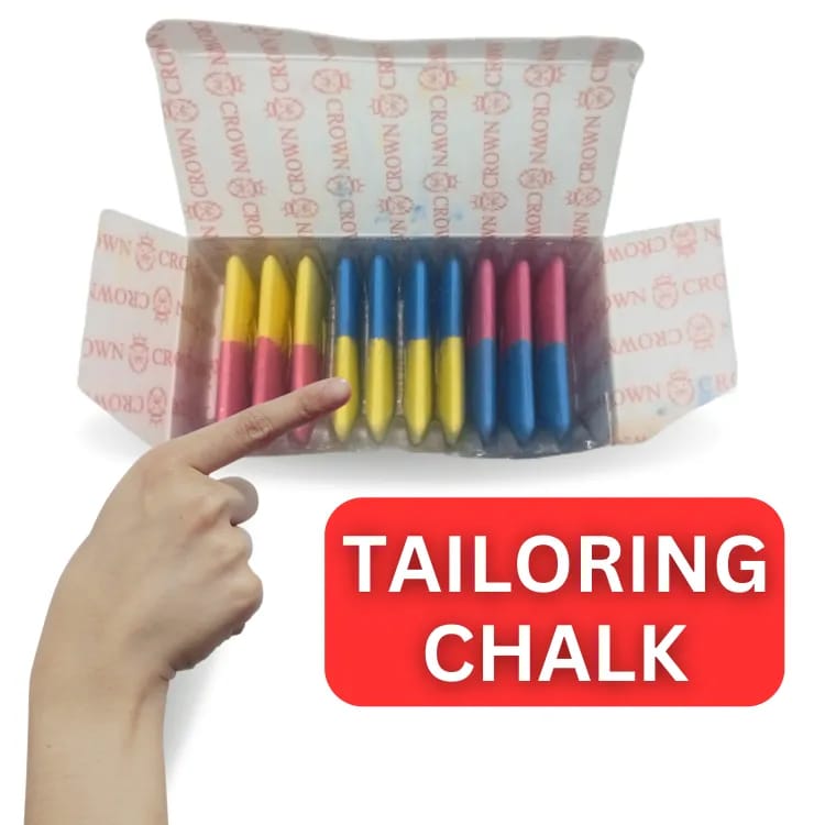 10 Pcs Tailoring Chalk Box – Rectangular Multicolor Fabric Marking Chalk for Garments | Premium Quality & Best Price
