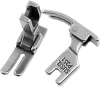 “Jucki P351 Presser Foot – Standard/Piping Foot L+R for Straight Stitch Sewing (Silver)”
