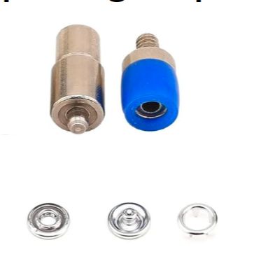 “9mm & 11mm Tich Button Cap Snap Button Die Set – For Hand Pressing Machines”